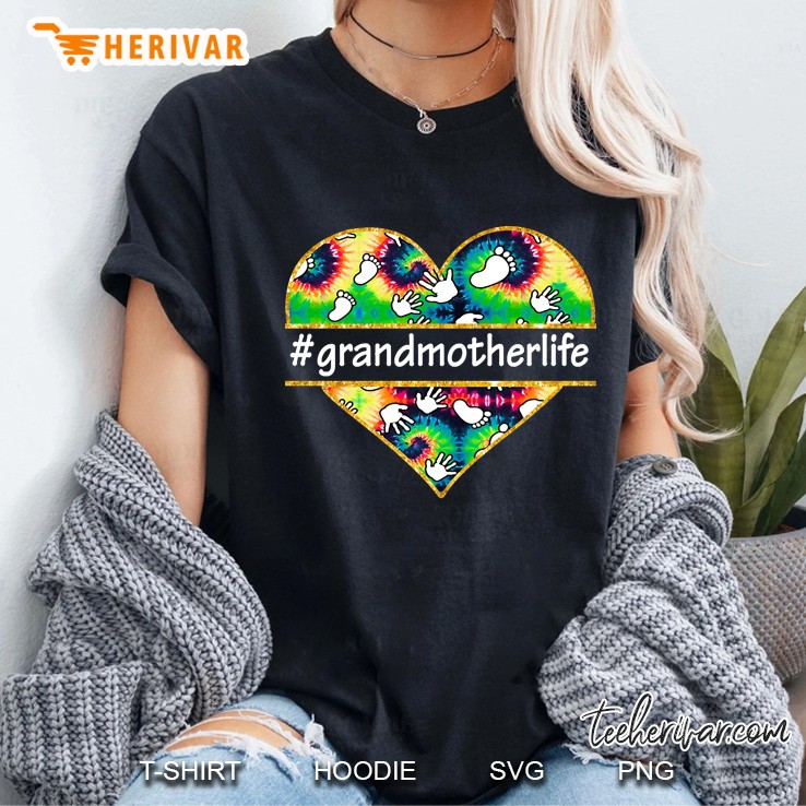 Hippe Heart Grandmother Life Ladies Tee