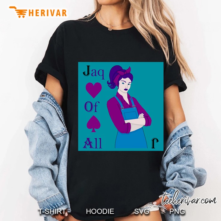 Jaq Of All Logo Girl Notebook Hoodie