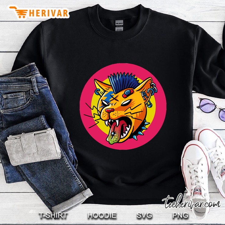 Leopard Rock And Roll Sweatshirt