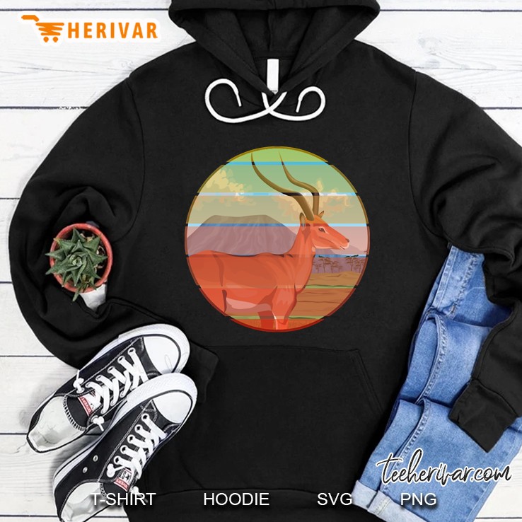 Vintage African Antelope Hoodie