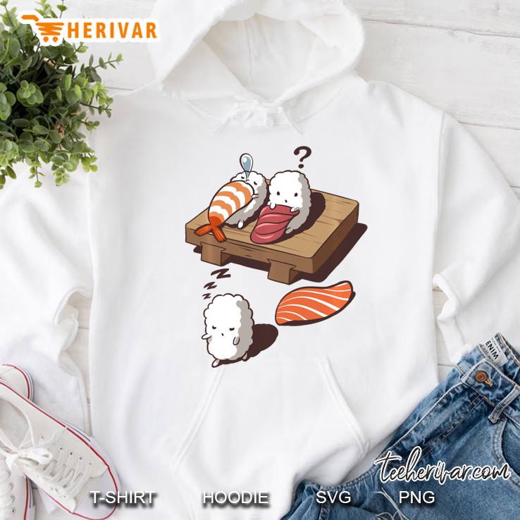 Funny Japanese Nigiri Sushi Sleepwalking Hoodie