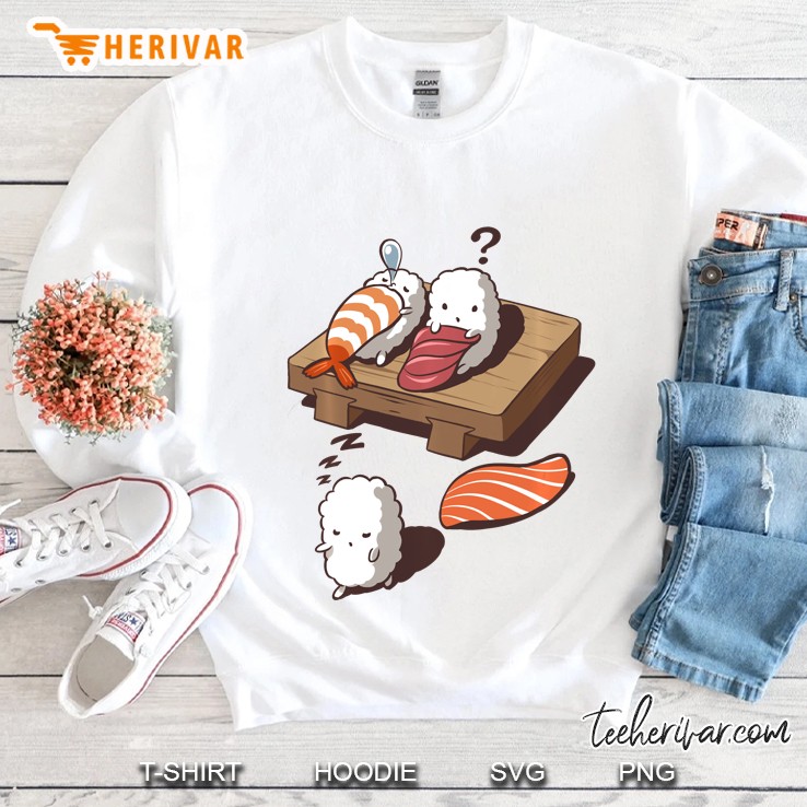 Funny Japanese Nigiri Sushi Sleepwalking Sweatshirt