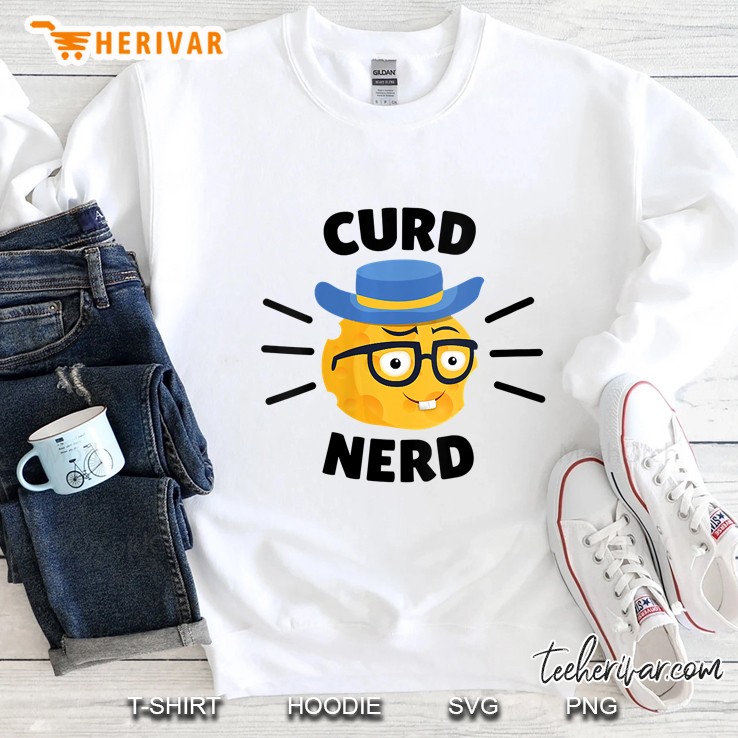 Womens Curd Nerd Cheesemonger I Love Wisconsin Cheese V-Neck Mugs