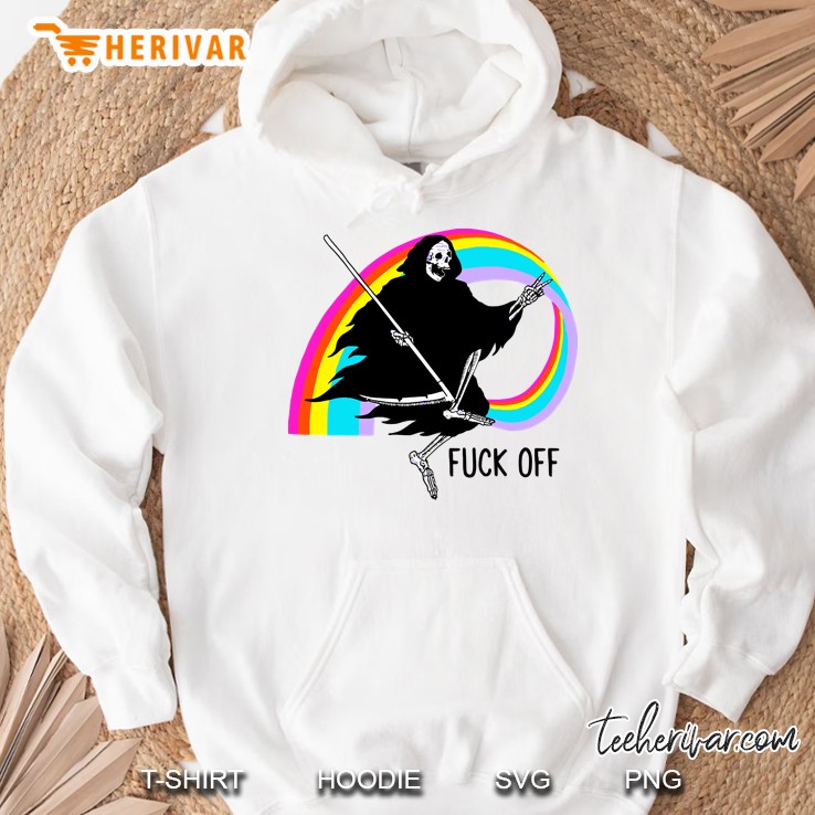 Fuck Off Skull Hoodie