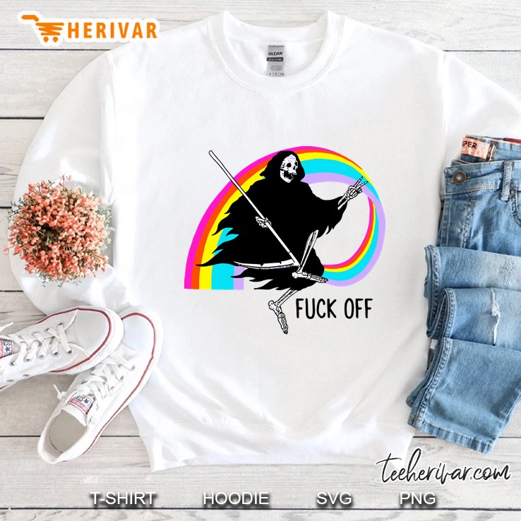 Fuck Off Skull Sweatshirt