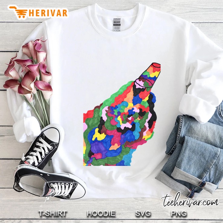 Vibrant Spill Sweatshirt
