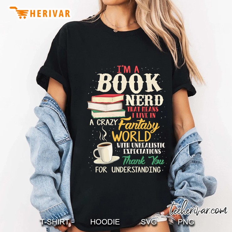 I'm A Book Nerd - Book Lover - Literature Pullover Hoodie