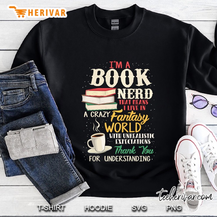 I'm A Book Nerd - Book Lover - Literature Pullover Mugs