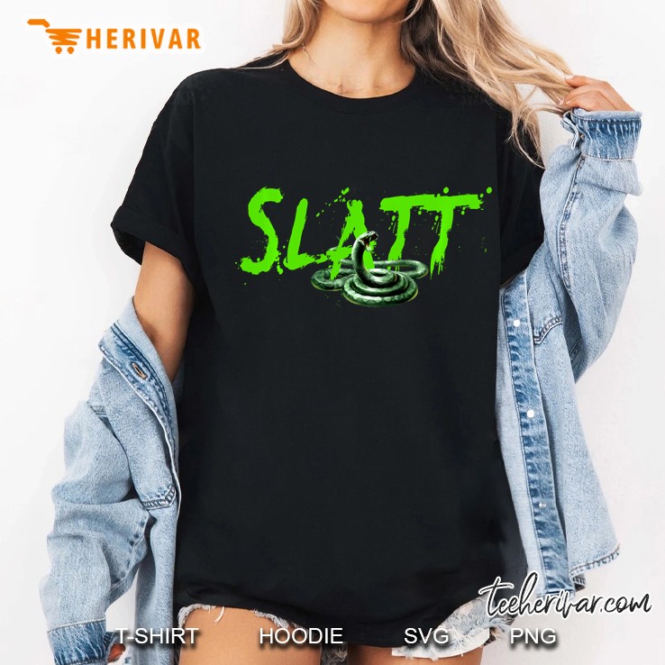 Slatt With Snake Slime Love All The Time Pullover Ladies Tee