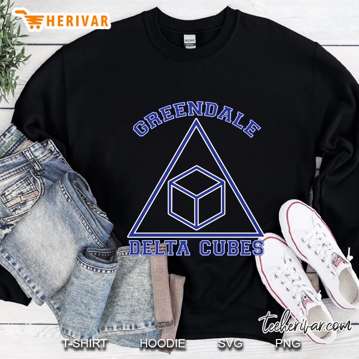 Greendale Delta Cubes Frat Slim Fit Sweatshirt