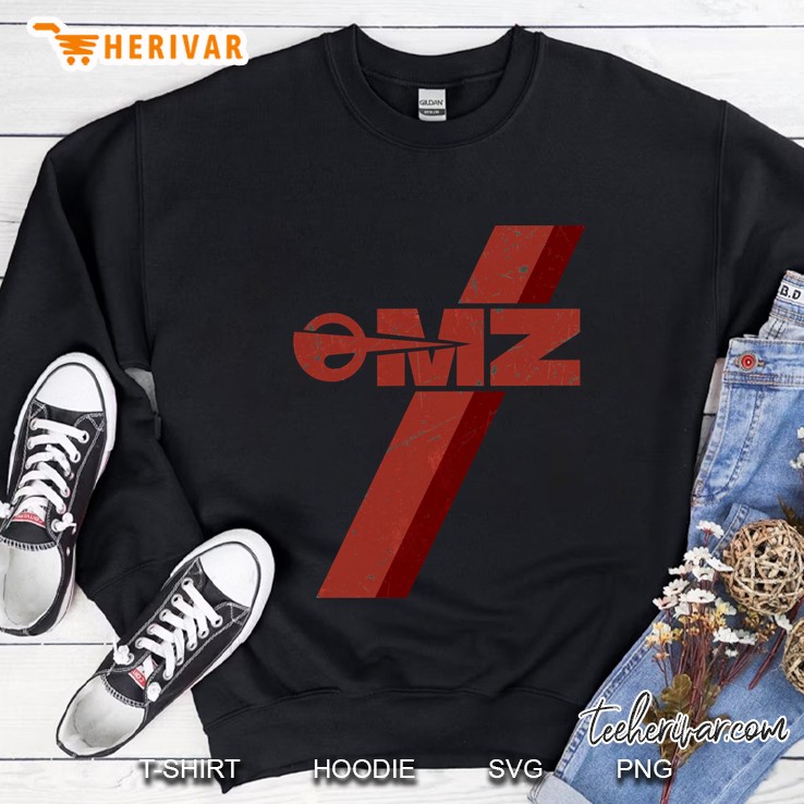 Omz Mz World Vintage Motorcycle Slim Fit Sweatshirt