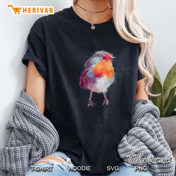 Winter Robin Ladies Tee