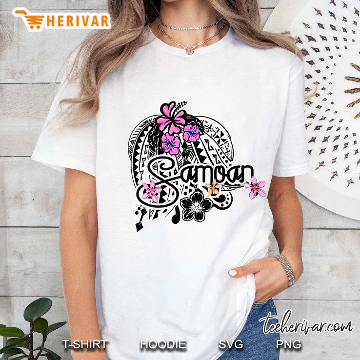 Vintage Samoan Tribal Collage Pullover Ladies Tee