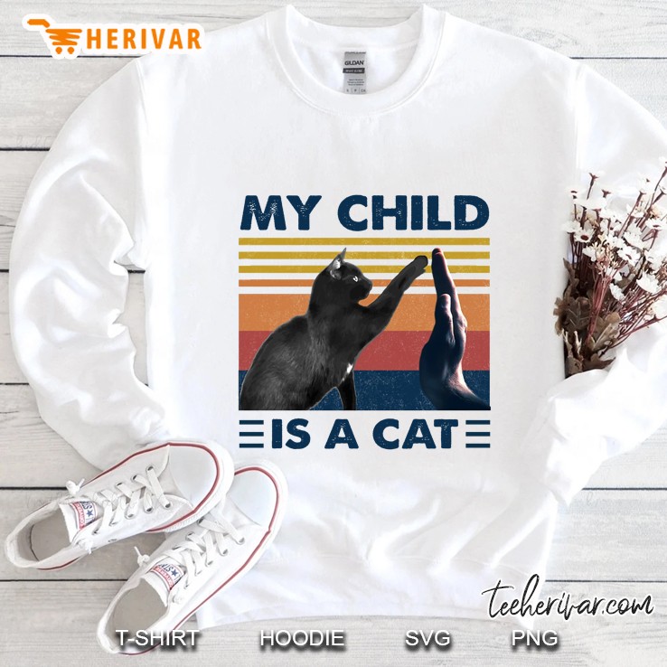 My Child Is A Cat Vintage Version Mugs