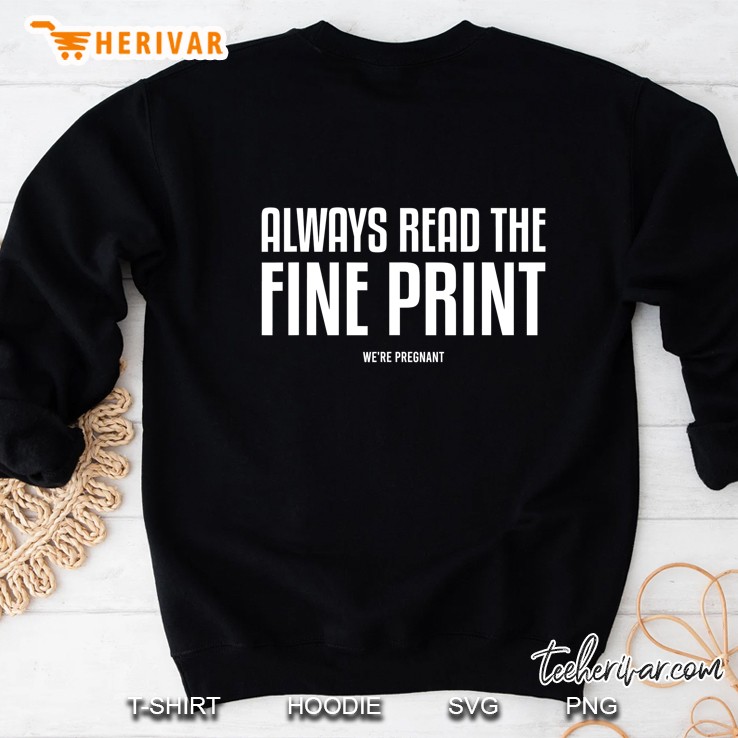 Always Read The Fine Print We