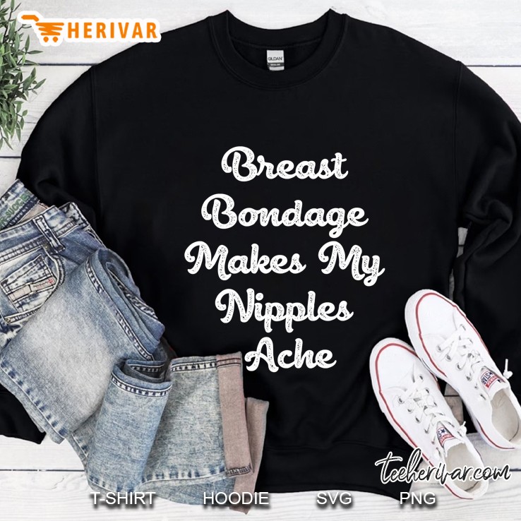 Bdsm, Ds, Hemp Or Jute, Nipple Clover Clamp, Saying White Sweatshirt