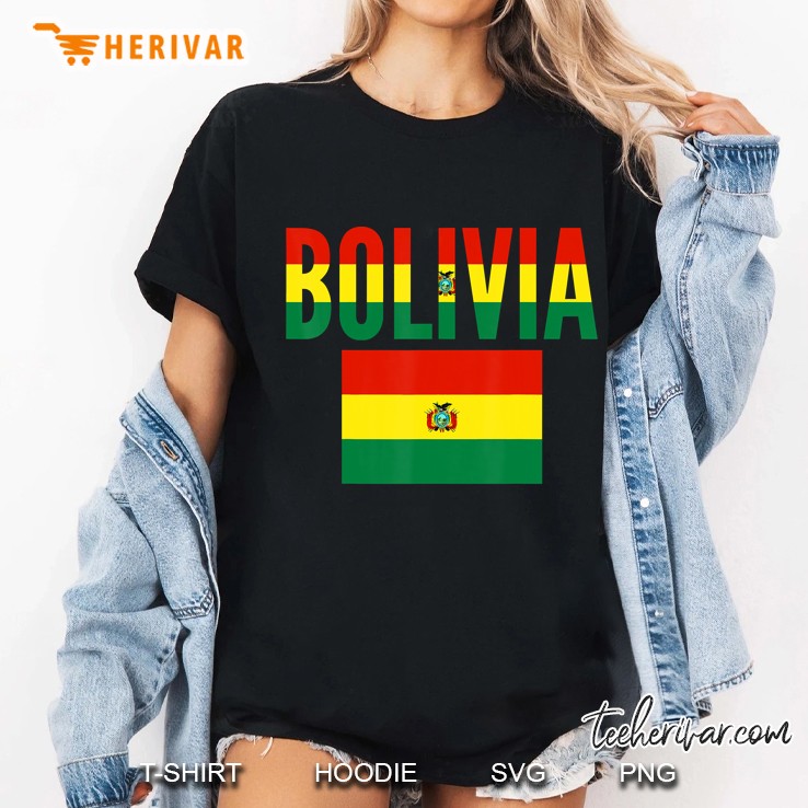 Bolivian Gift - Bolivia Country Flag Hoodie