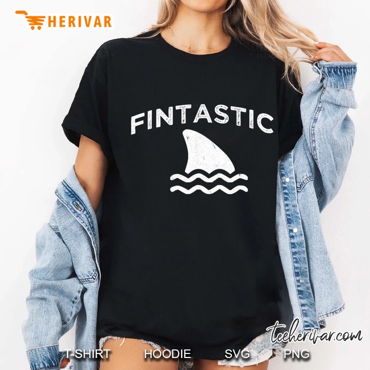 Fintastic Shark Fin 70S Vintage Shirt Ladies Tee