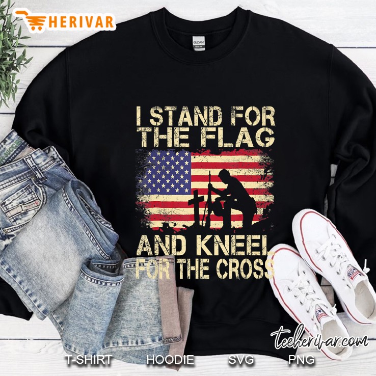 I Stand For The Flag And Kneel For The Cross Mugs