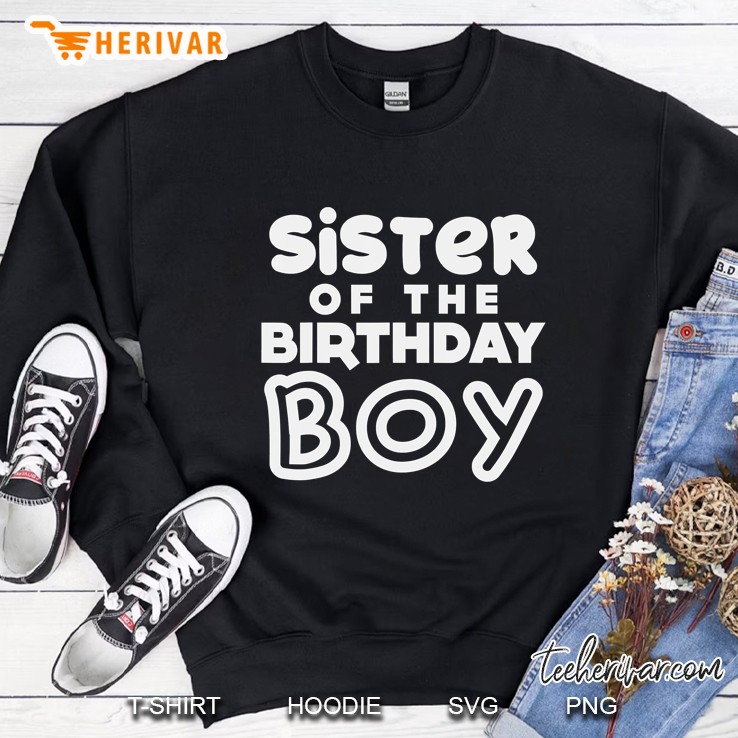 Sister Of The Birthday Boy Sis Matching Family Party Gift Mugs