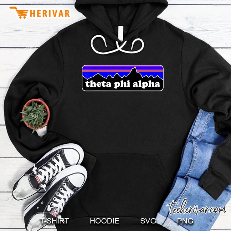 Theta Phi Mountains Logo Hoodie