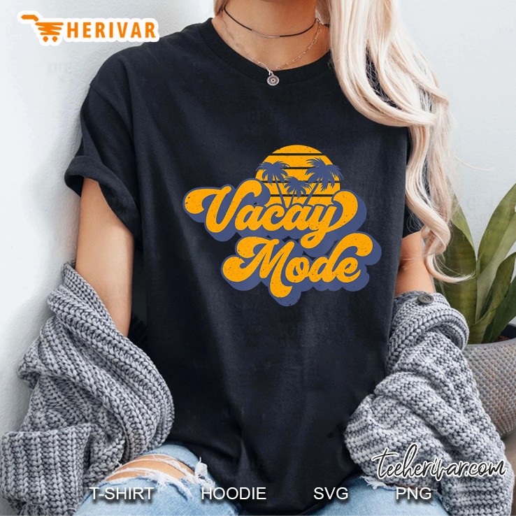 Vacay Mode Funny Retro Family Vacation 2020 Trip Ladies Tee