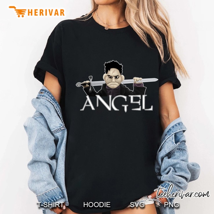 Angel Smile Time Puppet Ladies Tee