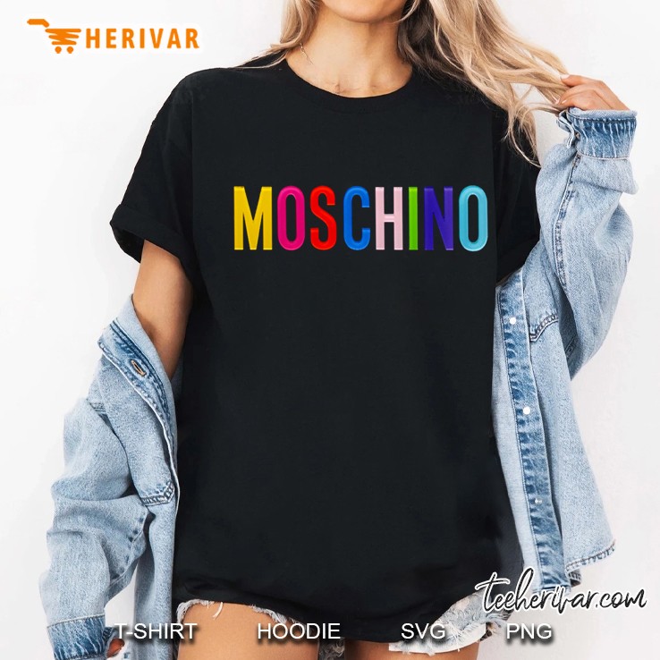 Moschino Black Fitted Scoop Ladies Tee
