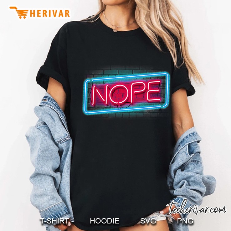 Nope Slim Fit Hoodie