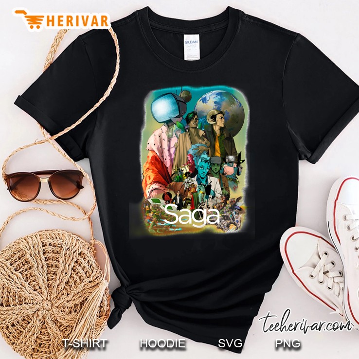Saga Comic Characters Geek Classic Shirt
