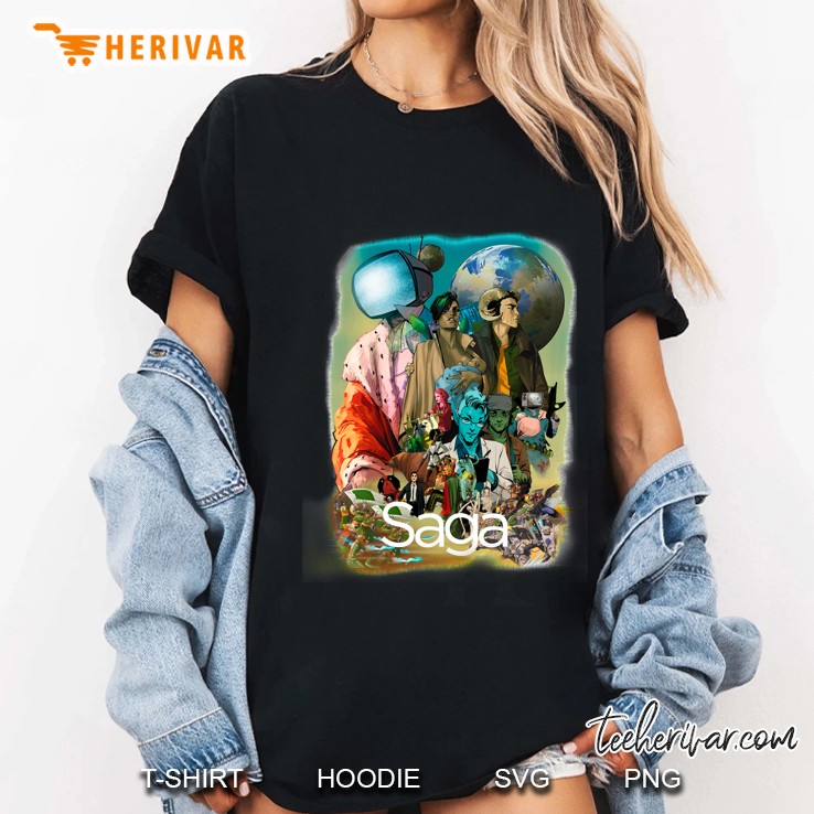 Saga Comic Characters Geek Classic Ladies Tee