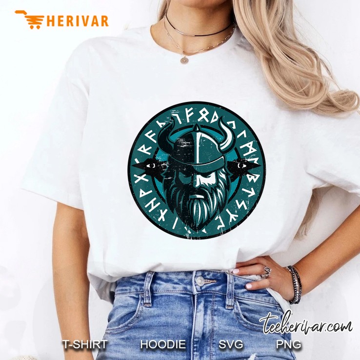 Viking - Odin With Ravens - Hugin And Munin Ladies Tee