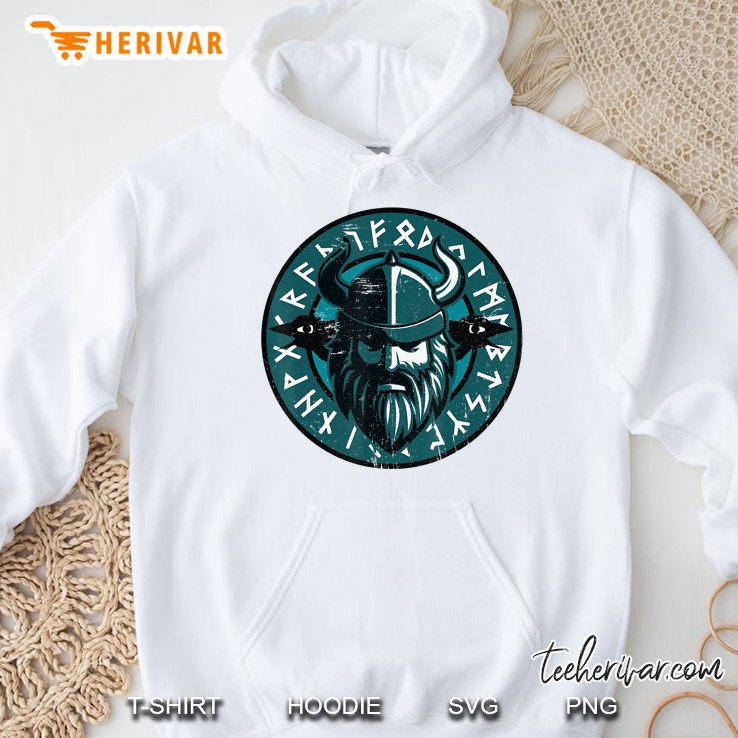 Viking - Odin With Ravens - Hugin And Munin Hoodie