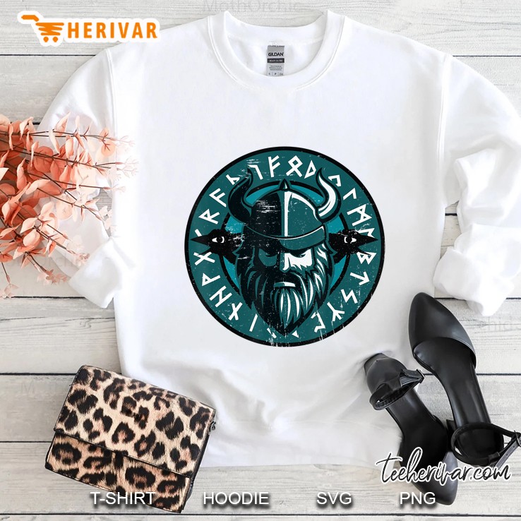 Viking - Odin With Ravens - Hugin And Munin Sweatshirt