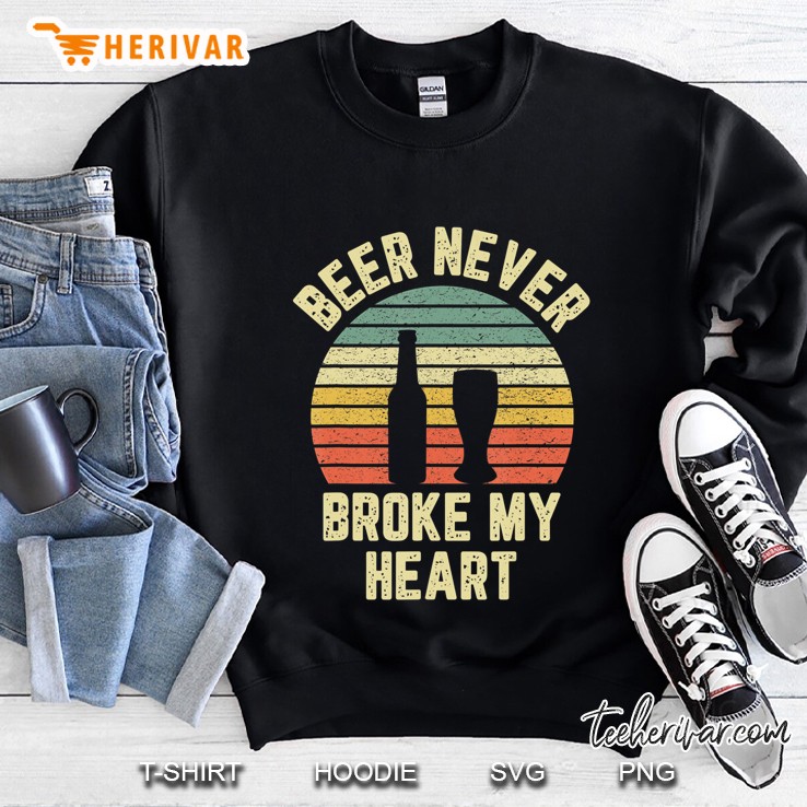 Beer Never Broke My Hear Funny Beer Shirts Drinking Mugs