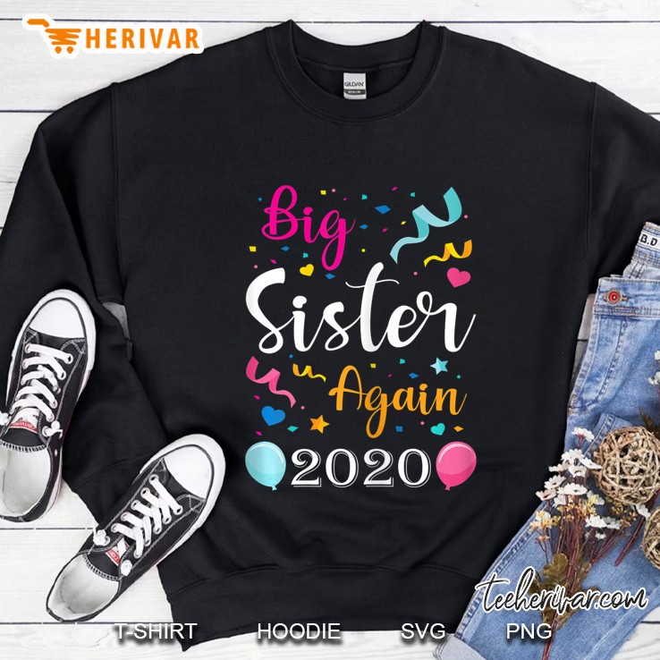 Big Sister Again 2020 Pregnancy Announcement Kids Siblings Mugs