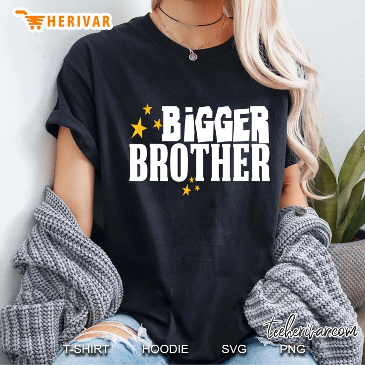 Bigger Brother Matching Kids Boys Son Family Tribe Hoodie