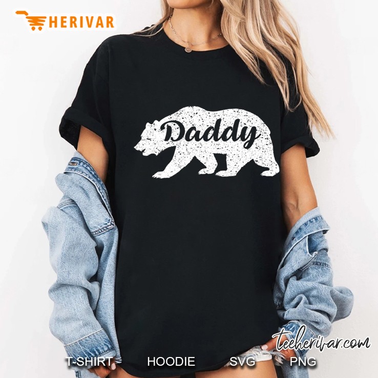 Daddy Bear Fathers Day Dad Gift Hoodie