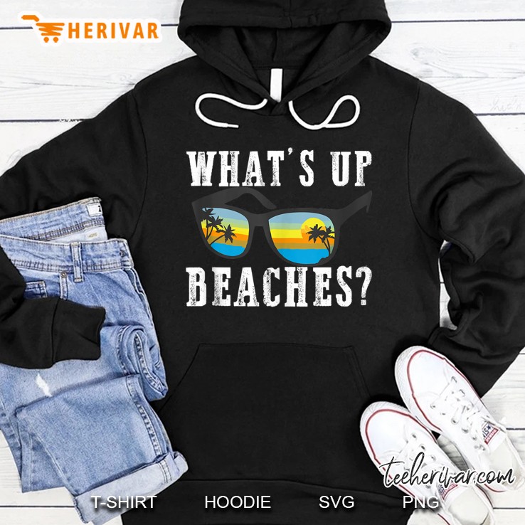 What’s Up Beaches Black Version2 Hoodie