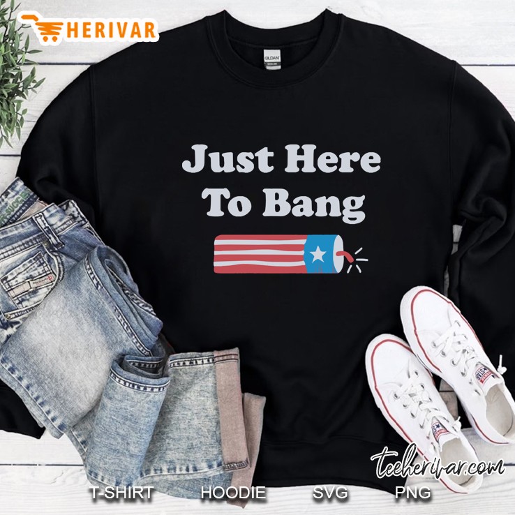 Independence Day Firework Just Here To Bang Sweatshirt