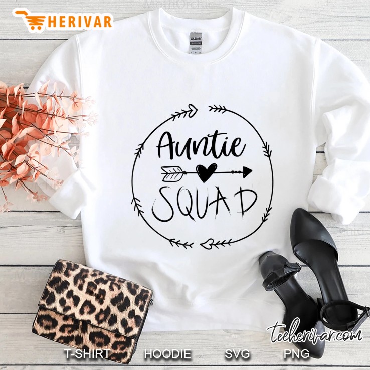 Auntie Squad Aunt Life White Version Sweatshirt