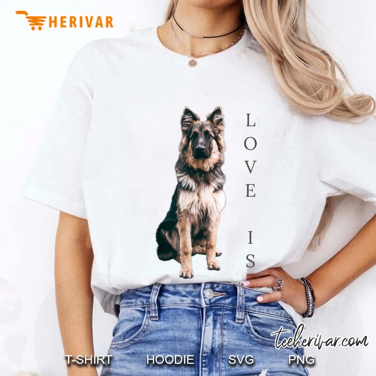 German Shepherd Shirt Women Men Kids Love Dog Mom Dad Gift Hoodie