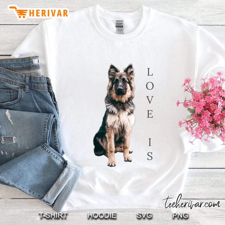 German Shepherd Shirt Women Men Kids Love Dog Mom Dad Gift Mugs