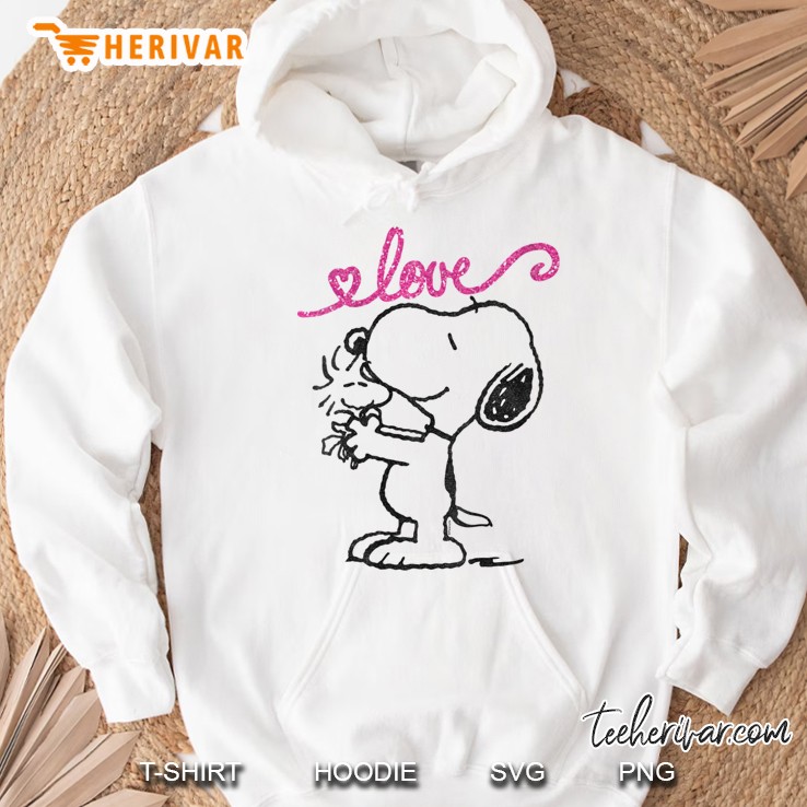 Womens Peanuts Snoopy Woodstock Mother's Love V-Neck Mugs