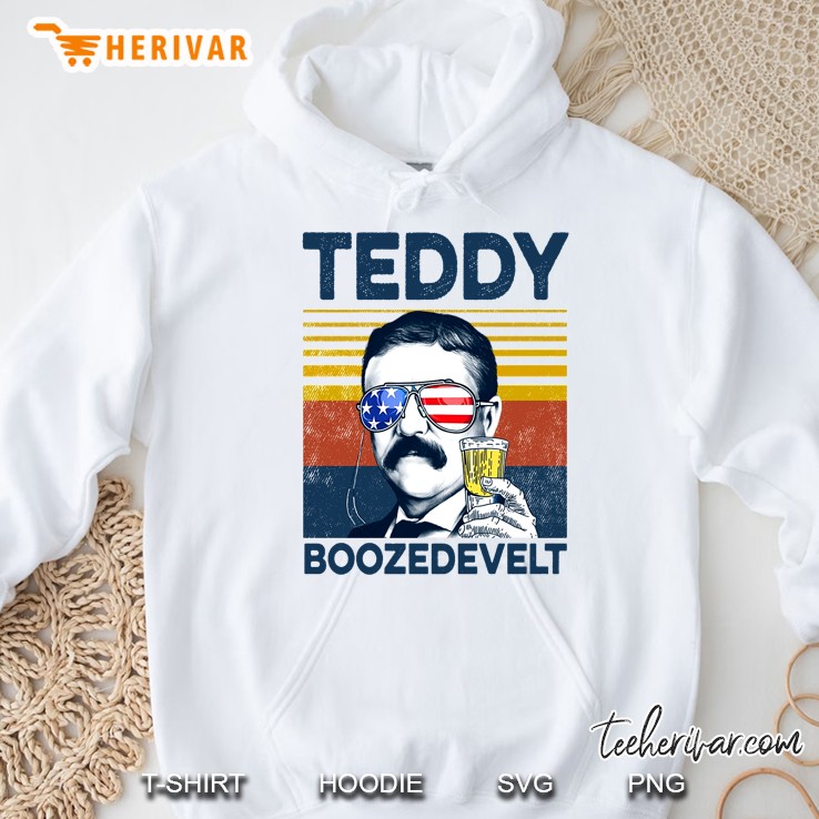 Teddy Boozedevelt Teddy Roosevelt With Beer Glass Vintage Version Mugs