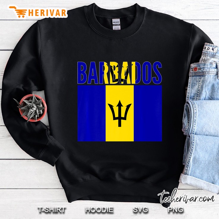 Barbadian Gift - Barbados Country Flag Premium Sweatshirt