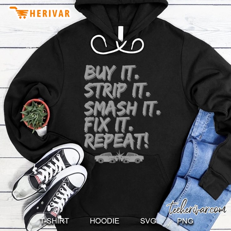 Demolition Derby Crashing Cars Destruction Smash It Driver Hoodie