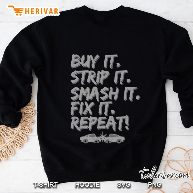 Demolition Derby Crashing Cars Destruction Smash It Driver Sweatshirt