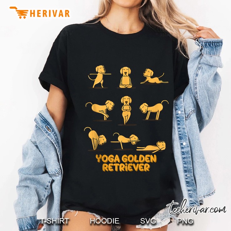 Golden Retriever Yoga Pose Meditation Tank Top Hoodie