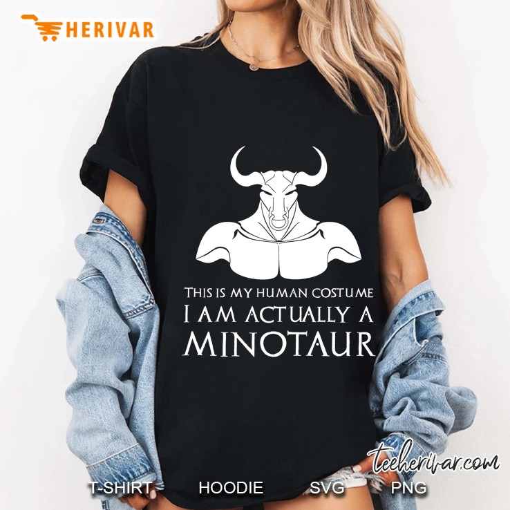 Greek Myth - I Am Actually A Minotaur Funny Greece Mythology Ladies Tee